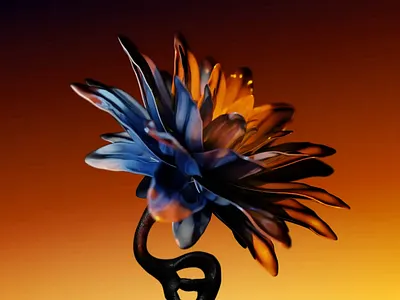 Alien flower 3d alien animation blender light loop motion graphics shadow