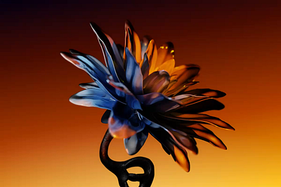 Alien flower 3d alien animation blender light loop motion graphics shadow