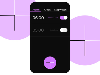 Daily UI Challenge #23 alarm clock interface design alarm clock ui clock ui clock user interface daily ui daily ui challenge figma ui ui design user interface design