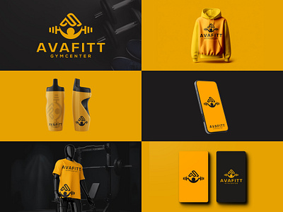 AvaFitt Gym Center AF Letter And Branding Design af letter branding branding logo creative design fitness graphic design gym logo health care logo logos minimalist logo modern logo vector