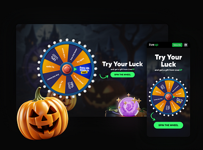 LiveXP: Halloween Promo Campaign ad ads branding design graphic design ha halloween promo