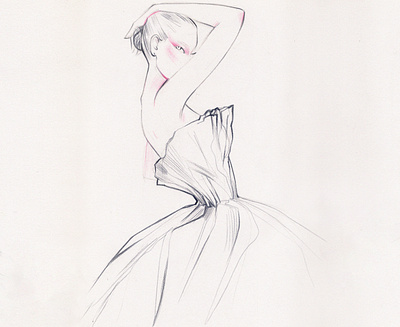 Graphic Fashion Illustration figure drawing