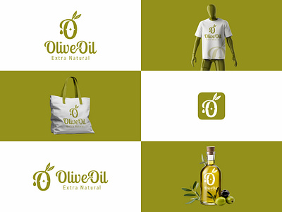 Olive Oil Extra Natural Minimalist Olive Oil Logo Branding branding creative design graphic design hair hair care logo logos man modern logo olive oil vector women