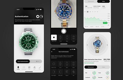 Wrist Watch AI Authentication ai app design authentication mobile app ui design ux design watch wrist watch