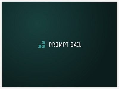 Prompt Sail logo for tech company AI logo