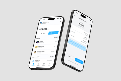 Crypto Wallet Interface blockchain design crypto landing page crypto ui cryptodesign cryto interface design grayscale design illustration ui ui design uiux uiux design ux design wallet design wallet ui web design web3 web3 design web3 mobile web3 wallet