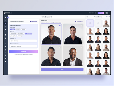 Create your AI Assistant: Generate Visual look ai assistent ai design generated people generative ai product design