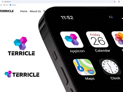 Tech Company Logo Design 3d 3d logo 3d logo design 3d logo designer 3d logo maker branding design graphic design lettermark logo design logo logo design logo designer logo designers logo maker minimal monogram logo design typography vector web designer website design