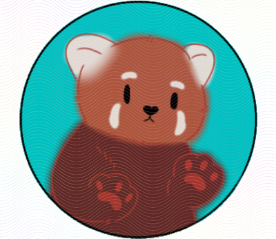 Red Panda Icon 2d art animal icon illustration