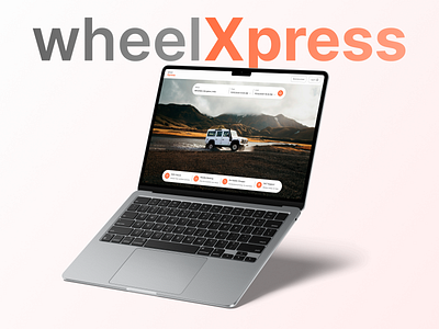 wheelXpress: Car Rental Website | UI/UX Case Study branding car car rental design design inspiration figma minimalist design product design rental website design ui uiux uiux case study ux case study ux design website website design