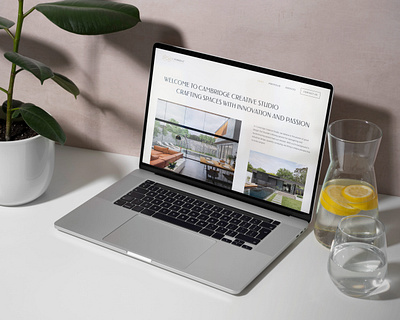 Studio Construction Website Design branding civil construction inspiration interior design layout minimal studio ui webdesign website website development