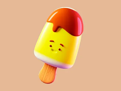 3D Drippy Delight 🍦 3d 3d design 3d food 3d food design 3d ice cream 3d model 3d popsicle 3d product 3d prop design 3d render 3d still life creative cute food design product design summer treat summer vibes sweet sweet tooth tasty