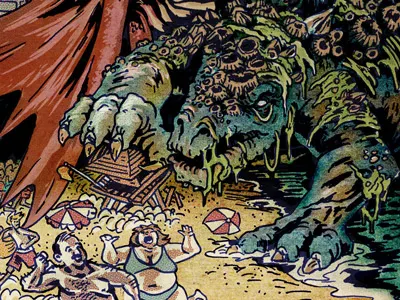 Undersea Barnacle-Monster monster