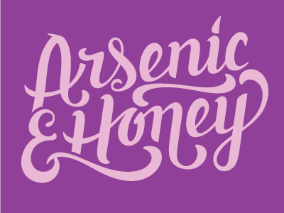 A&H Script branding custom lettering custom type hand drawn hand lettered hand lettering lettering type typography