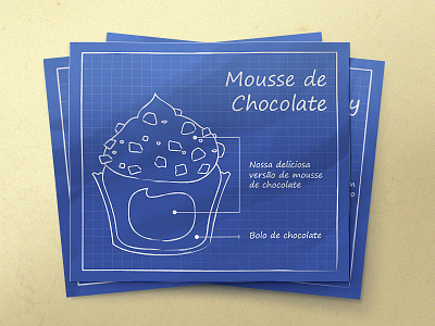 Cupcakes Blueprints blueprint cadmo design cupcakes illustration