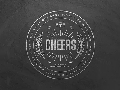 Cheers chalk cheers wine