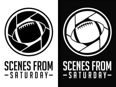 Scenes From Saturday Logo Idea athlon sports branding camera football identity logo