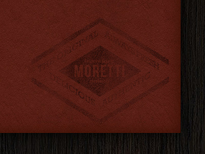 Stamp antique black burned classy dark elegant leather logo pasta red rustic seal stamp wood worn