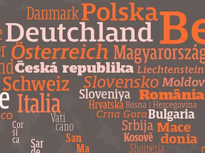 Mislab Map compact dupre fonts mislab narrow slab typeface typofonderie xavier