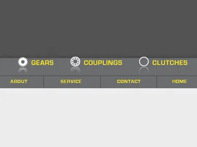 Reflective Website Navigation navigation reflective ui user interface website