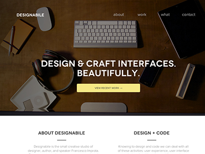 Studio Homepage background design home homepage photo web design website