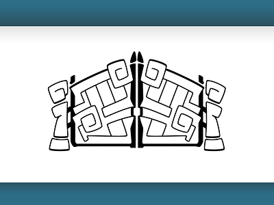 Logo — Metal Gates logo metal gates vectorized pencil