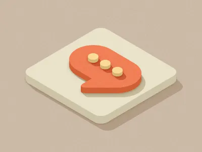 Squares Isometric chat colors flat icons isomertic red retro talk ui yellow