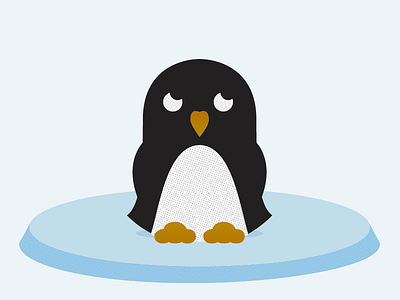 pinguino heart ice illustration penguin pinguino winter
