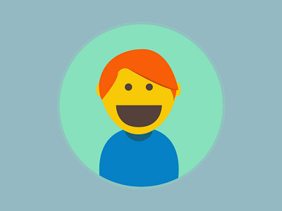 Avatar Selfie avatar flat design illustration