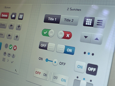 AppExecute 2x @2x app appexecute button ios iphone mobile off on psd retina set style switches