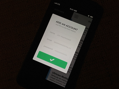 Add An Account add account awesomeness flat design iphone iphone app mail app minimal minimalism simplicity