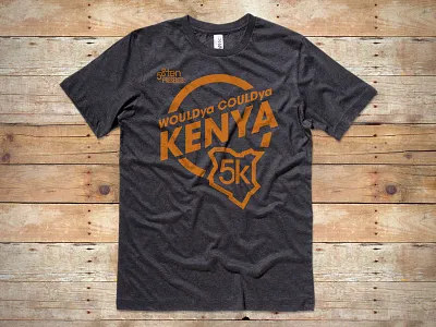58ten 5k Tee 58ten 5k tee fundraiser shirt design t shirt wouldya couldya kenya 5k