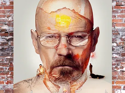Funkrush Poster - Breaking Bad breaking bad heisenberg poster walt