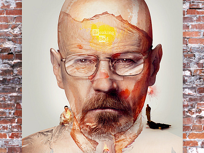 Funkrush Poster - Breaking Bad breaking bad heisenberg poster walt