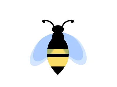 Bee bee black bug bumblebee insect spring stripes wings yellow