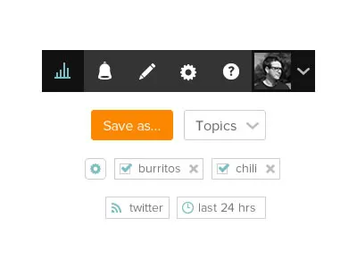 Light UI Elements app app design clean clean ui filters design flat minimal ui ui ui design