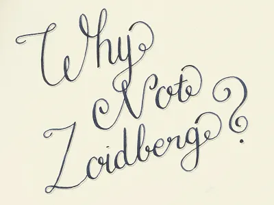 why not... custom type hand drawn lettering typography