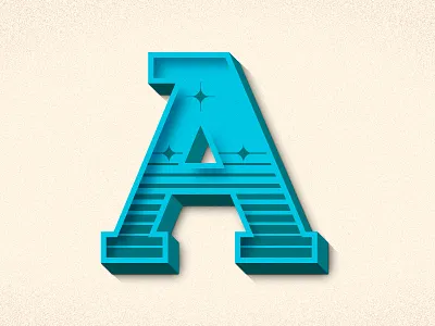 A custom type hand drawn lettering typography