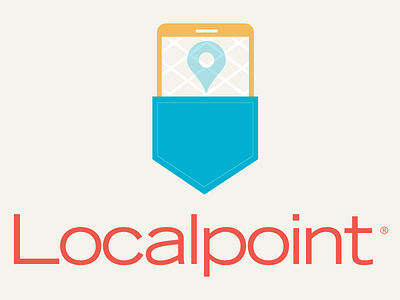 Localpoint Logo Finalist #2 branding illustrator logo design