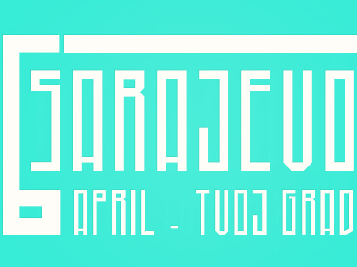 Sarajevo april apsolut green sarajevo typo