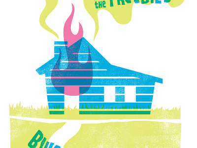 Born of Ghosts andrewwilloughbydesign bluemoon bornofghosts gigposter seattle seattlemusic