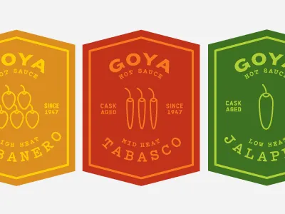 Hot Sauce Labels green heat hot sauce packaging red spicy yellow