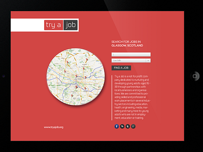 tryajob - identity & app app branding career dropdown icons identity interactive job layout logo map menu navigation search sketch sketch 2 ui user ux web