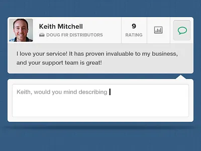 Communicate avatar blue chat gravatar grey profile rating reply report