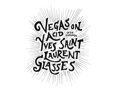 Luxury Rap - Y fashion hand drawn hip hop illustration lettering rap typography