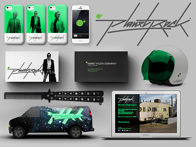 PlanetRock identity branding green identity logo planetrock stationary