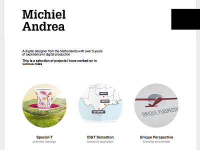 Portfolio 2013 helvetica minimal portfolio simple