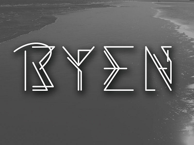 RYEN Logotype brand branding clean lines logo logotype simple