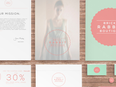 Brick Rabbit Boutique asbury boutique branding cycle creative