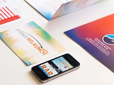 project:RELAUNCH branding campaign identity logo modern north project relaunch responsive ridge site web website